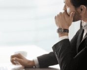 executive leader deep in thought